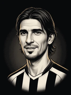Caricatura de Loco Abreu