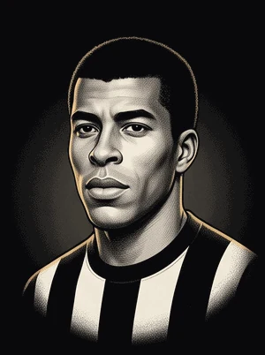 Caricatura de Jairzinho